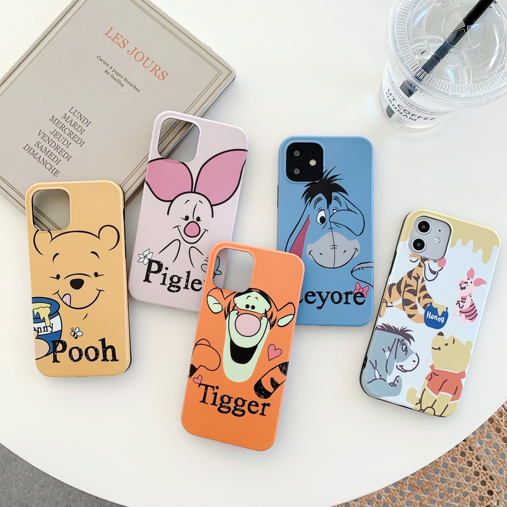 Ốp Điện Thoại TPU Mềm Hình Winnie the Pooh Cho IPhone 11 X 12 13 XS XR 7Plus