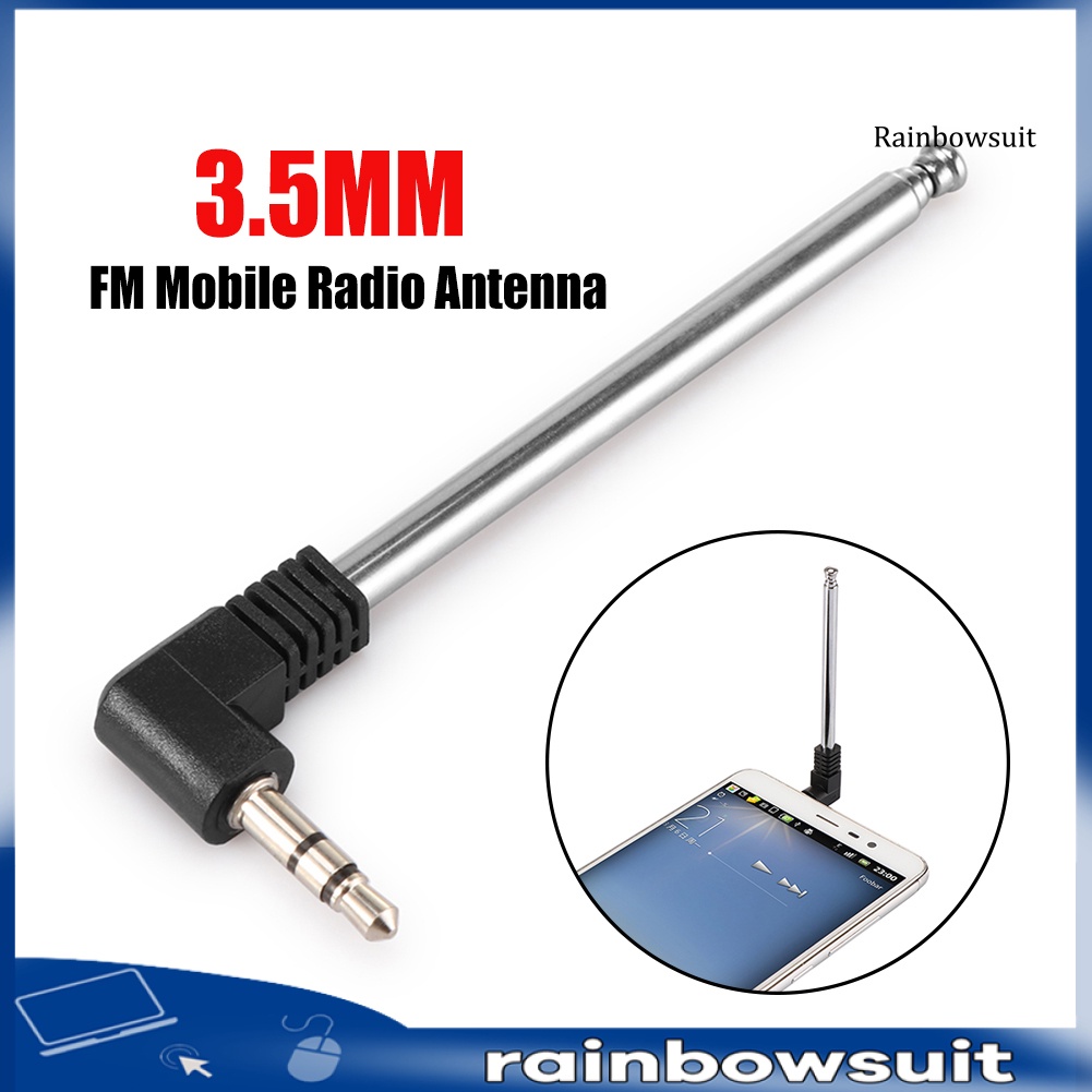 Ăng Ten Radio FM Mini 3.5mm Cho Điện Thoại Di Động