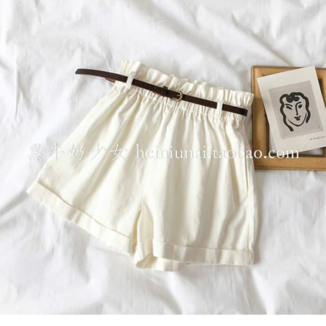 (order) Quần đùi kèm thắt lưng