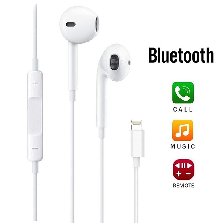 [SẢN PHẨM ĐẶC BIỆT]tai nghe bluetooth có dây cổng lighting cho dòng thiết bị IOS-ÂM THANH CỰC HAY-BASS ĐIỀU