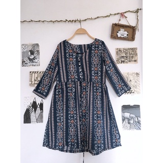 Váy thổ cẩm babydoll siêu xinh