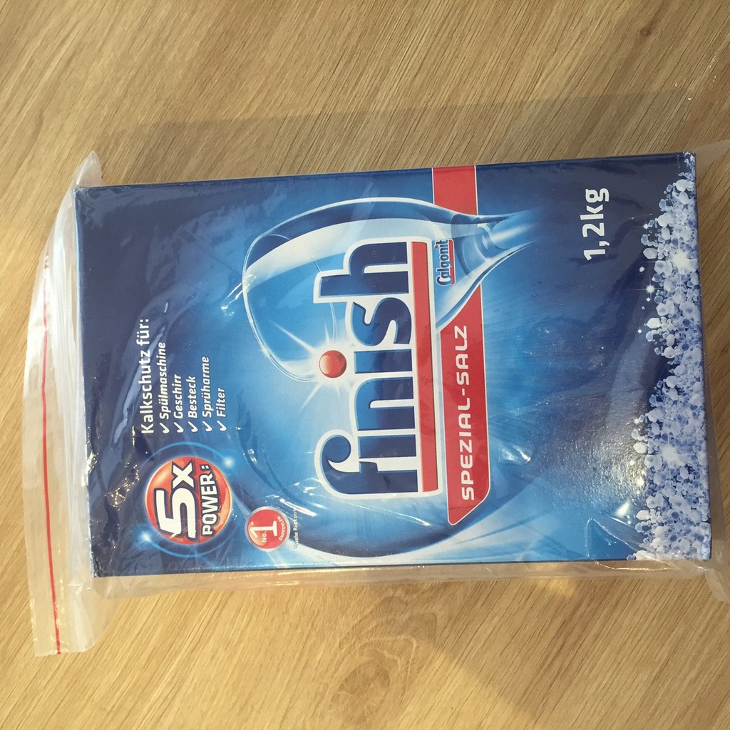 Muối rửa bát làm mềm nước Finish 1.2 kg hoặc 1kg