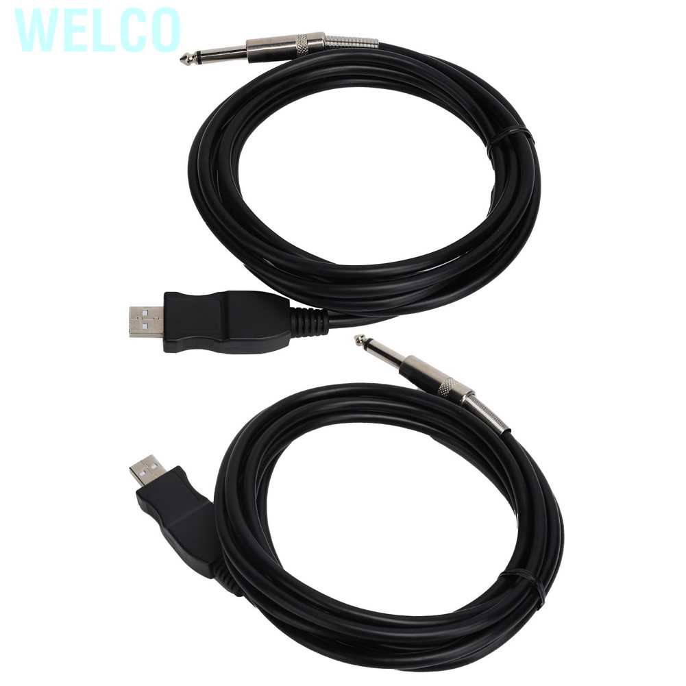 Welco 3m USB to 6.5XLR Audio Cable with Recording for Gaming Equipment PS2/PS3/WII/XBOX Host