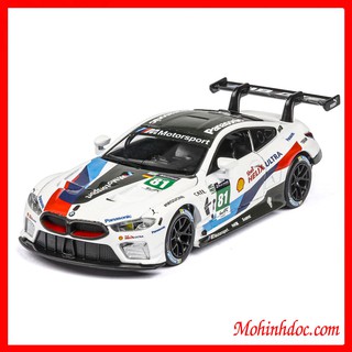 Mô hình xe bmw m8 gte 1:32