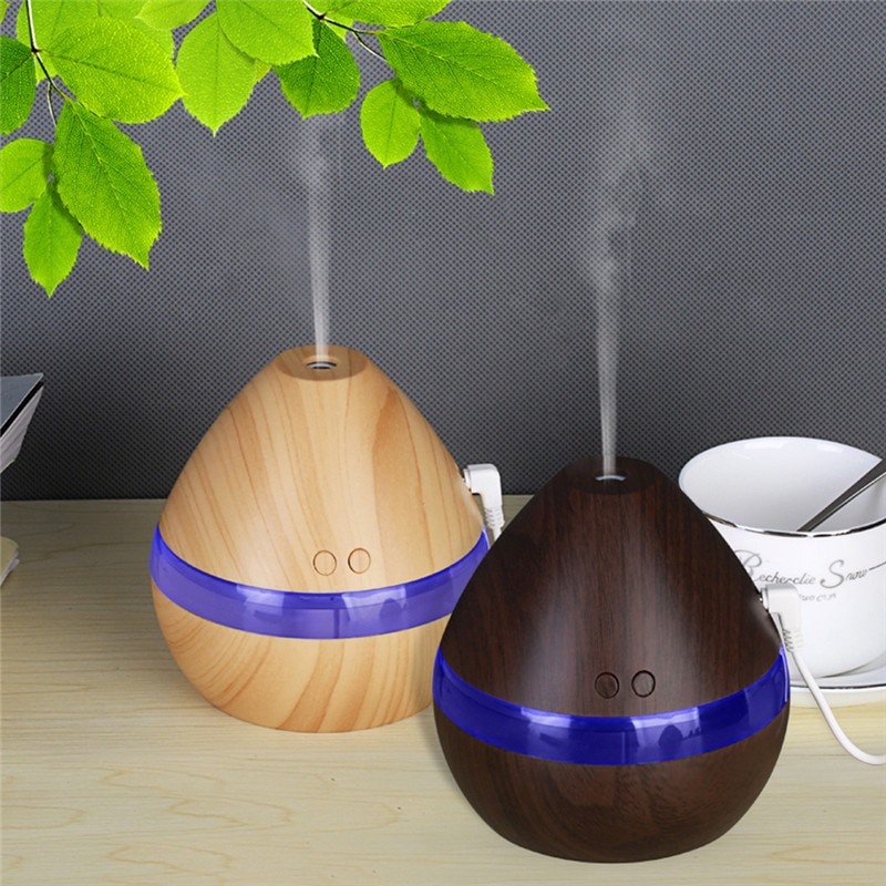 LED Ultrasonic Humidifier Creative USB Water Drop Aroma Diffuser Cool Air Diffuser Purifier Portable