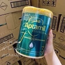 Sữa Aptamil Esensis Organic 900g úc cho bé date xa đủ bill