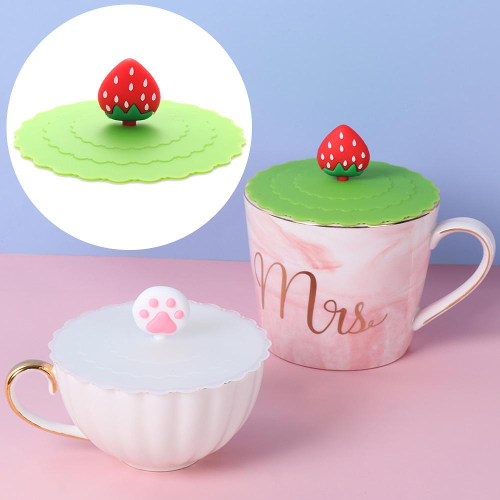 Nắp Silicone Đậy Cốc Chống Bụi Có Thể Tái Sử Dụng