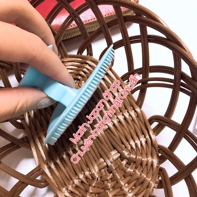 (Hàng cao cấp,nội địa Nhật) Miếng cọ rửa mặt giúp sạch sâu da Silicone Cleansing PAD hàng nội địa Nhật Bản Sephora