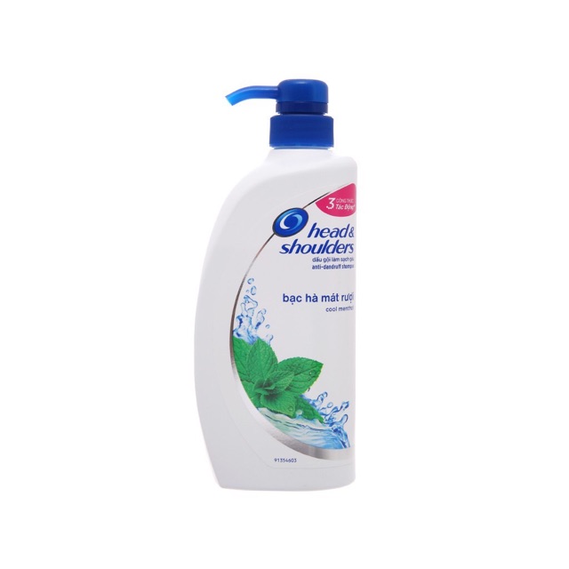 DẦU GỘI HEAD & SHOULDER HƯƠNG BẠC HÀ MÁT LẠNH 850ml