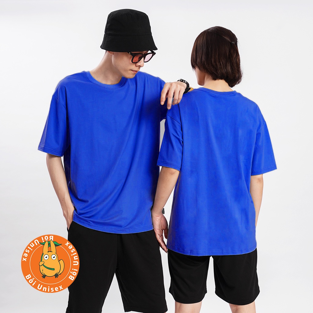 Áo Thun Trơn Tay Lỡ Unisex Nam Nữ chất áo đẹp