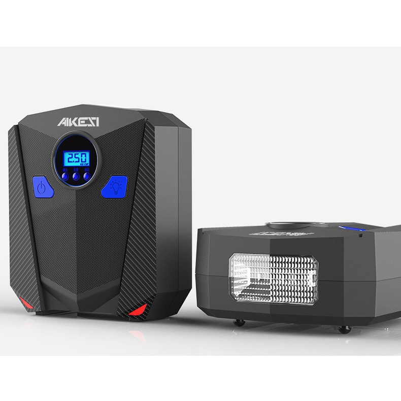 Bơm lốp Điện Tử tự động ngắt cho ô tô xe hơi Akesi tiện lợi