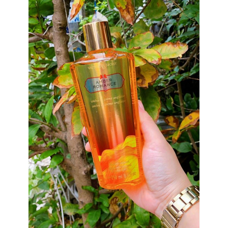 Sét VICTORIA’S SECRET - Sữa tắm + lotion Amber Romance