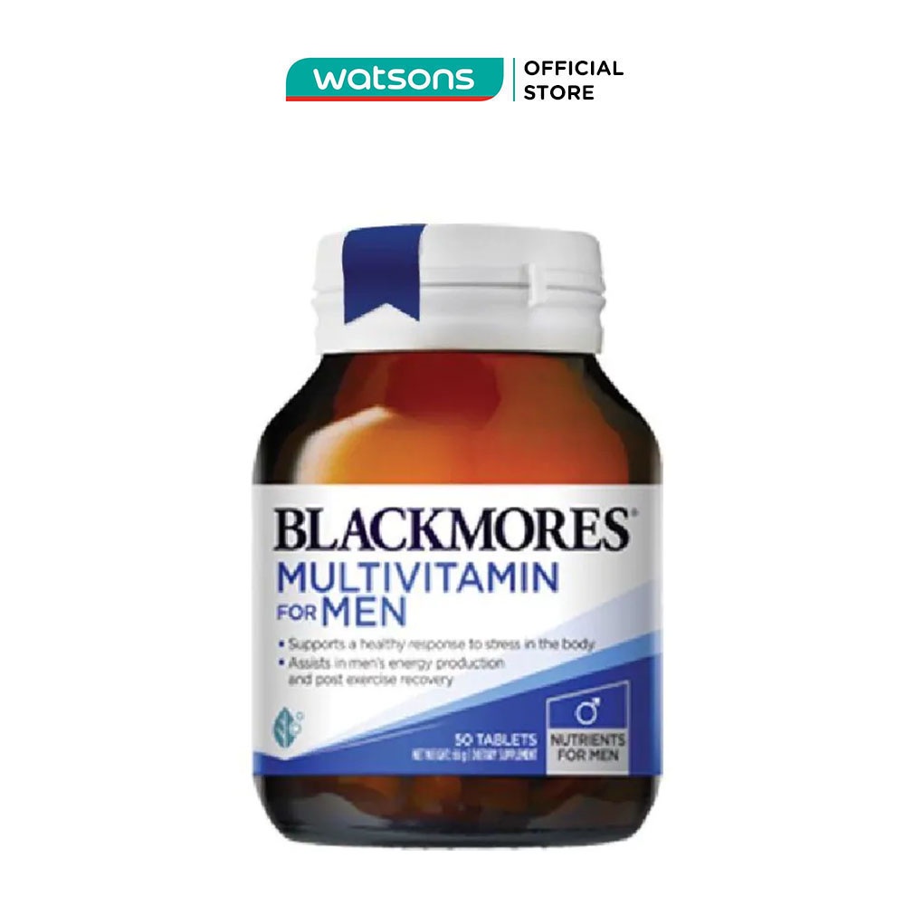 Thực Phẩm Bảo Vệ Sức Khỏe Blackmores Multi Vitamin For Men Hỗ Trợ Sức Khỏe Sinh Lý Nam 50 Viên