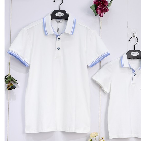 Áo Polo nam cổ bẻ phối UCO vải cotton cá sấu cao cấp, chuẩn form, sang trọng lịch sự màu xanh, navy ATS0484 - EMSPO