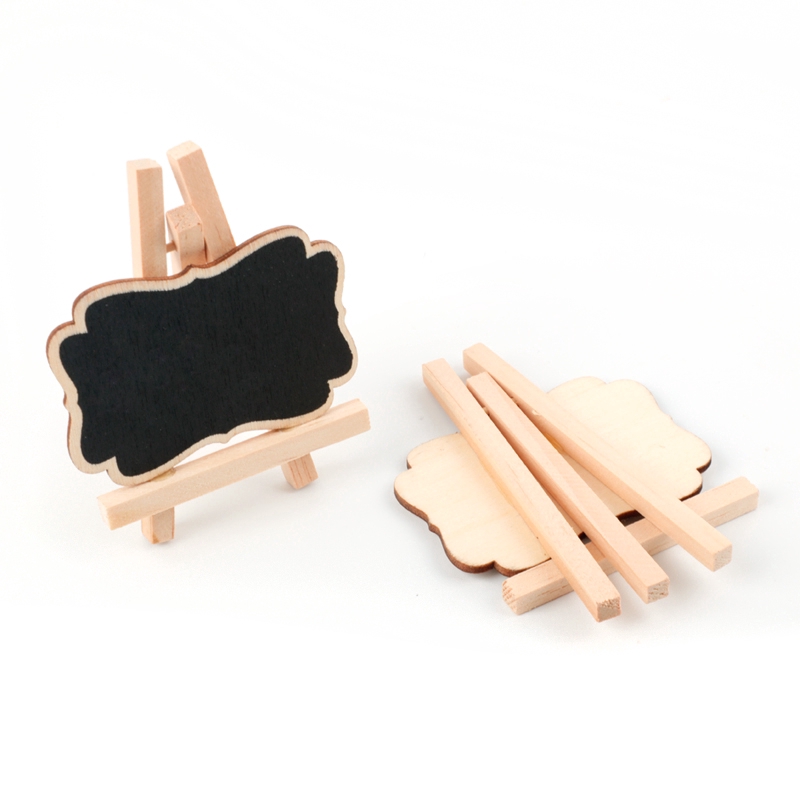 Bảng đen viết phấn mini bằng gỗ trang trí tiệc cưới