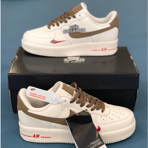 [Goc__Sneaker] Giày thể thao AF1 vệt nâu phiên bản cao cấp đủ size nam nữ