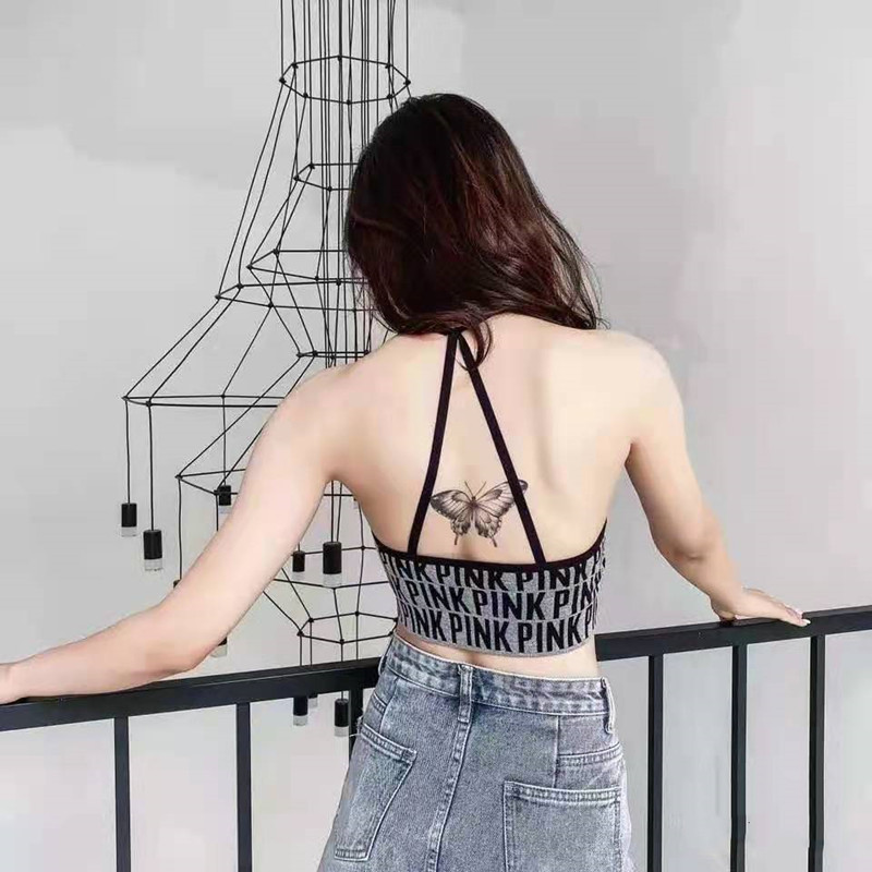 Áo Lót Thể Thao Nâng Ngực Không Gọng Hở Lưng Quyến Rũ Cho Nữ