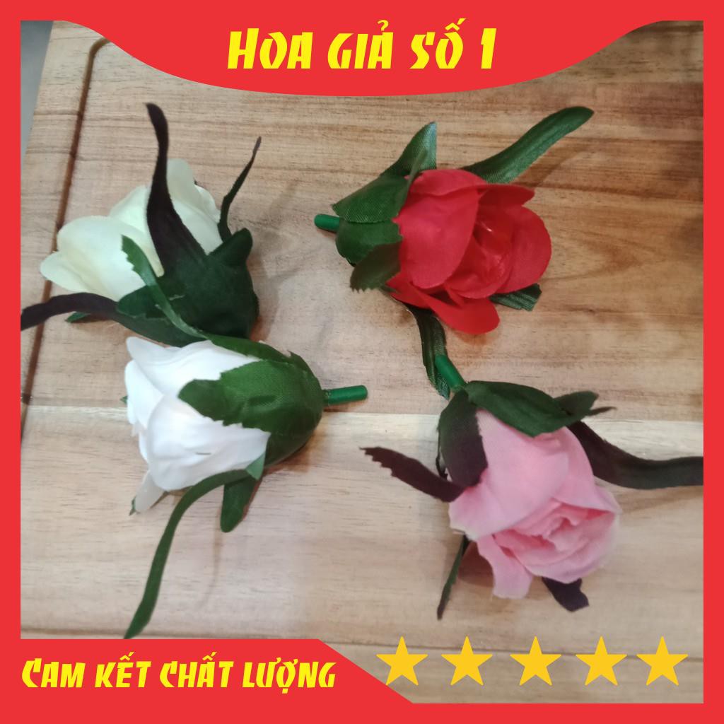 Hoa giả, nụ hoa hồng giả, màu sắc sang trọng, làm sự kiện, decor thảm cỏ nhân tạo