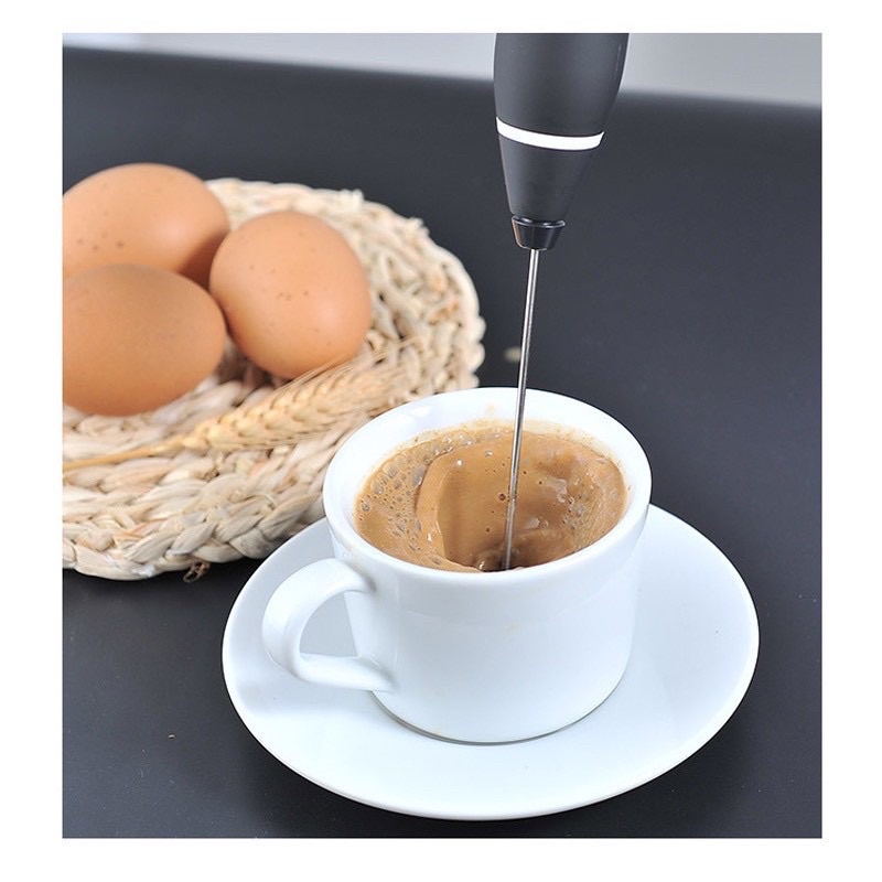 Máy Tạo Bọt, Máy Đánh Cafe, Đánh Trứng 2 Đầu Tiện Dụng