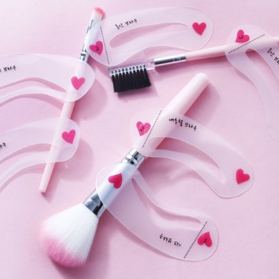 Bộ 3 Khuôn Kẻ Chân Mày Hàn Quốc Siêu Đỉnh