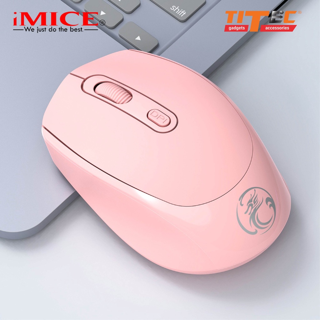 Chuột máy tính không dây IMICE G2 wireless 2.4G, 800/1200/1600 DPI, 4 nút bấm - hàng chính hãng