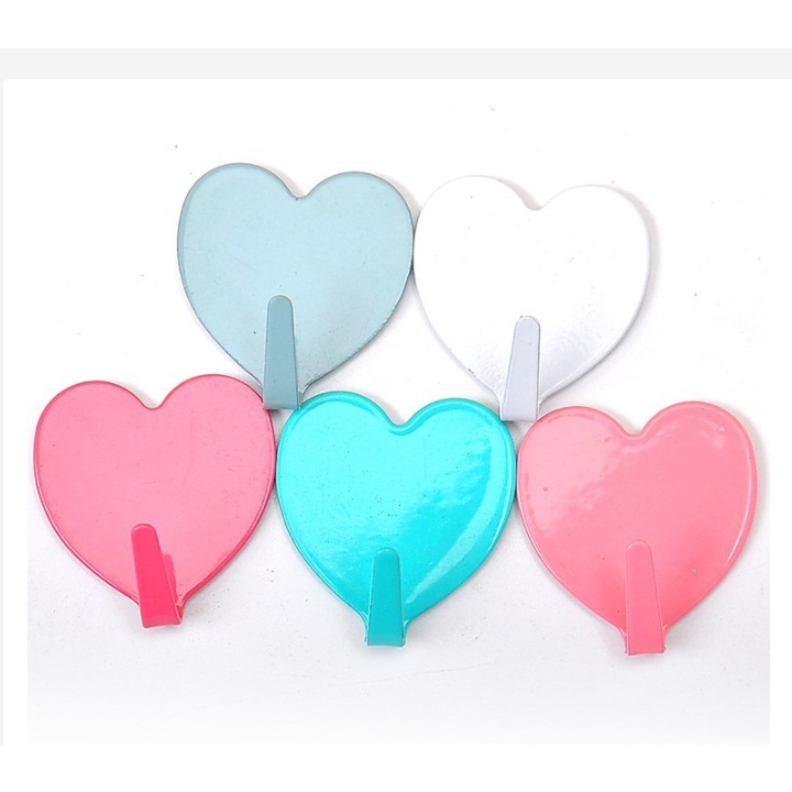 5 móc dán tường trái tim cực xinh