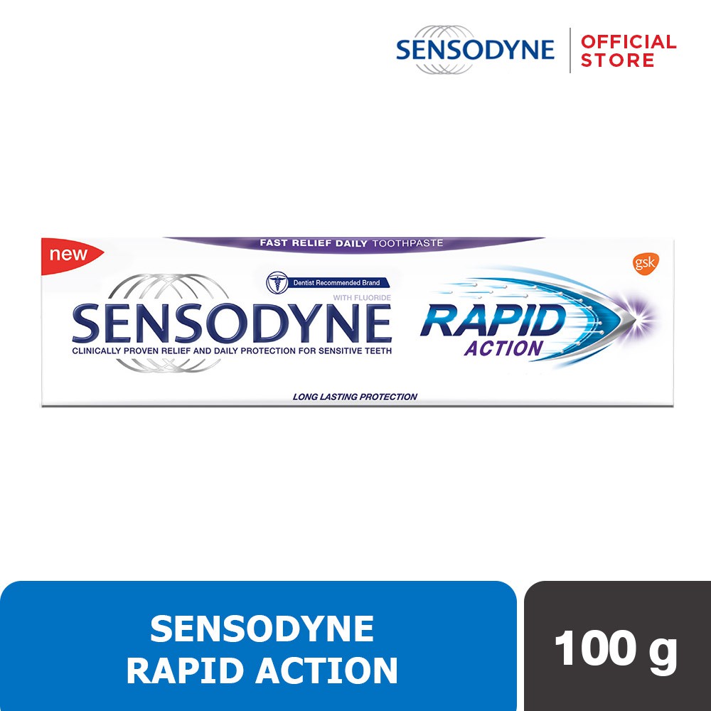 Bộ 4 kem đánh răng Sensodyne Rapid Action 100G/tuýp