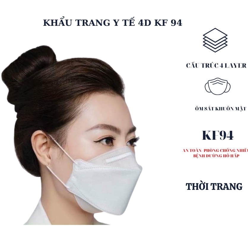 COMBO 5 CHIẾC KHẨU TRANG KF94 CAO CẤP