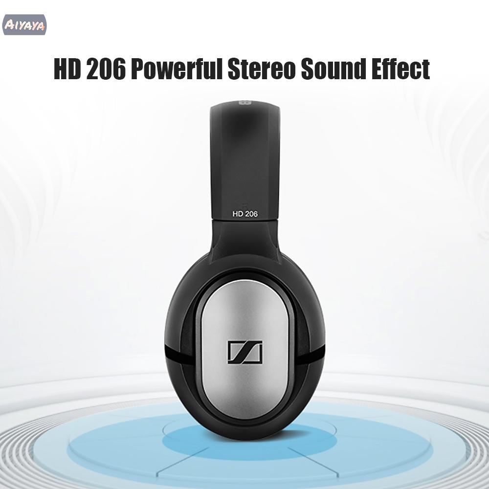 Tai Nghe Chụp Tai Sennheiser Hd206 Jack 3.5mm Cho Máy Tính