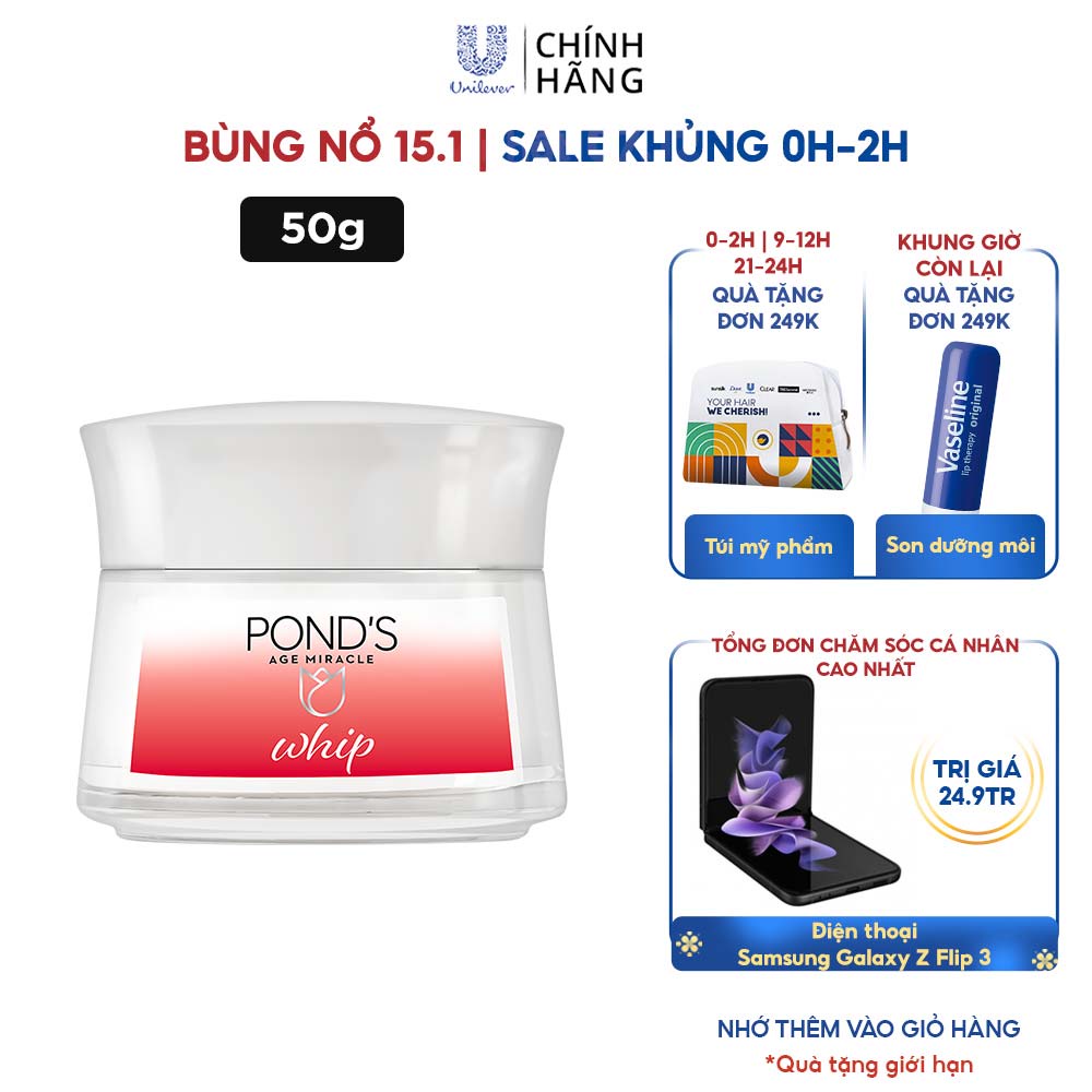 Kem Dưỡng Ngăn Ngừa Lão Hóa POND'S Age Miracle Whip 50g