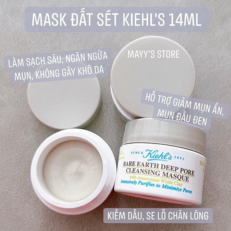 Mặt nạ đất sét Kiehl's Rare Earth Deep Pore Cleansing Masque 125ml [FULLSIZE]