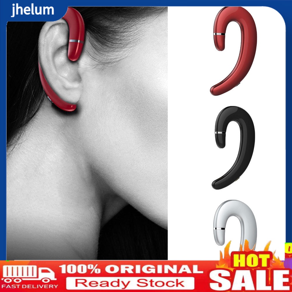 1 Tai Nghe Bluetooth Móc Tai P2 Móc Vành Tai Truyền Âm Thanh Nổi Có Micro