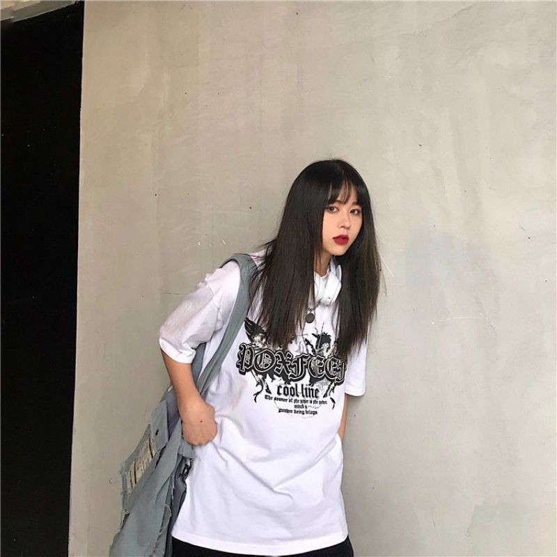 Áo thun nữ size nhỏ, có size s, áo phông form  rộng tay lỡ ulzang, có size lớn.AP049