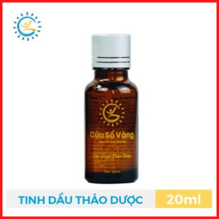 Tinh Dầu Xông – Tinh Dầu Thảo Dược Thiên Nhiên Cửa Sổ Vàng Giúp Thư Giãn, Giảm Mệt Mỏi, Kháng Khuẩn… Lọ 20ml