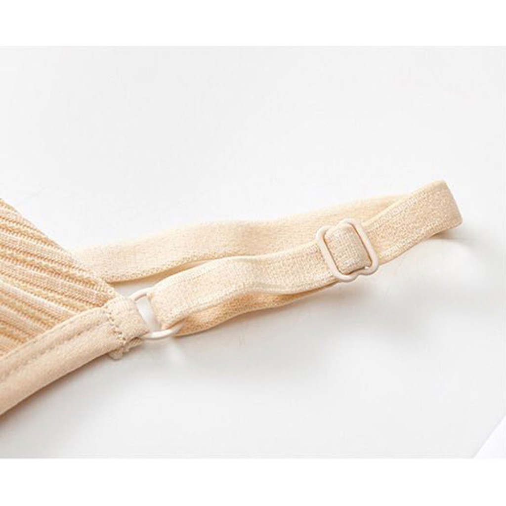 [RẺ VÔ ĐỊCH] Áo bra len tăm khoá cài nâng ngực - Áo bralette cotton gân tăm mềm không gọng mút mỏng YLY244 | BigBuy360 - bigbuy360.vn