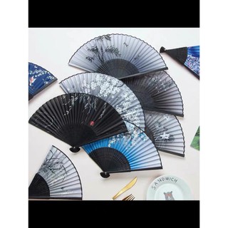 !!  Quạt cổ trang xếp vải [Cổ Trang]