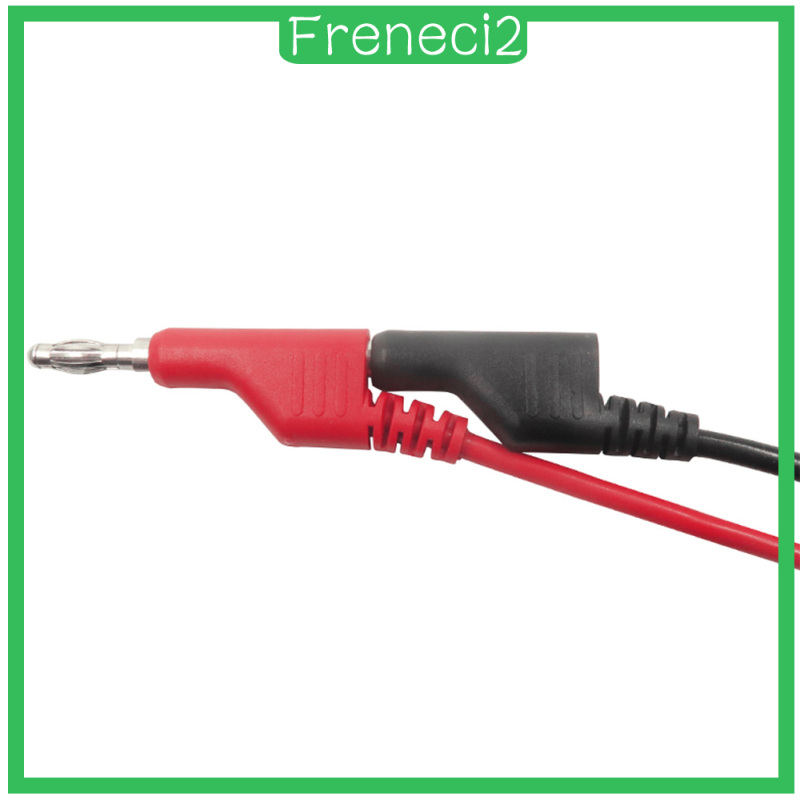 [FRENECI2]Lot 5Pcs Banana Plug 4mm Stackable Test Leads Cable, 5 Colors, 120cm Length