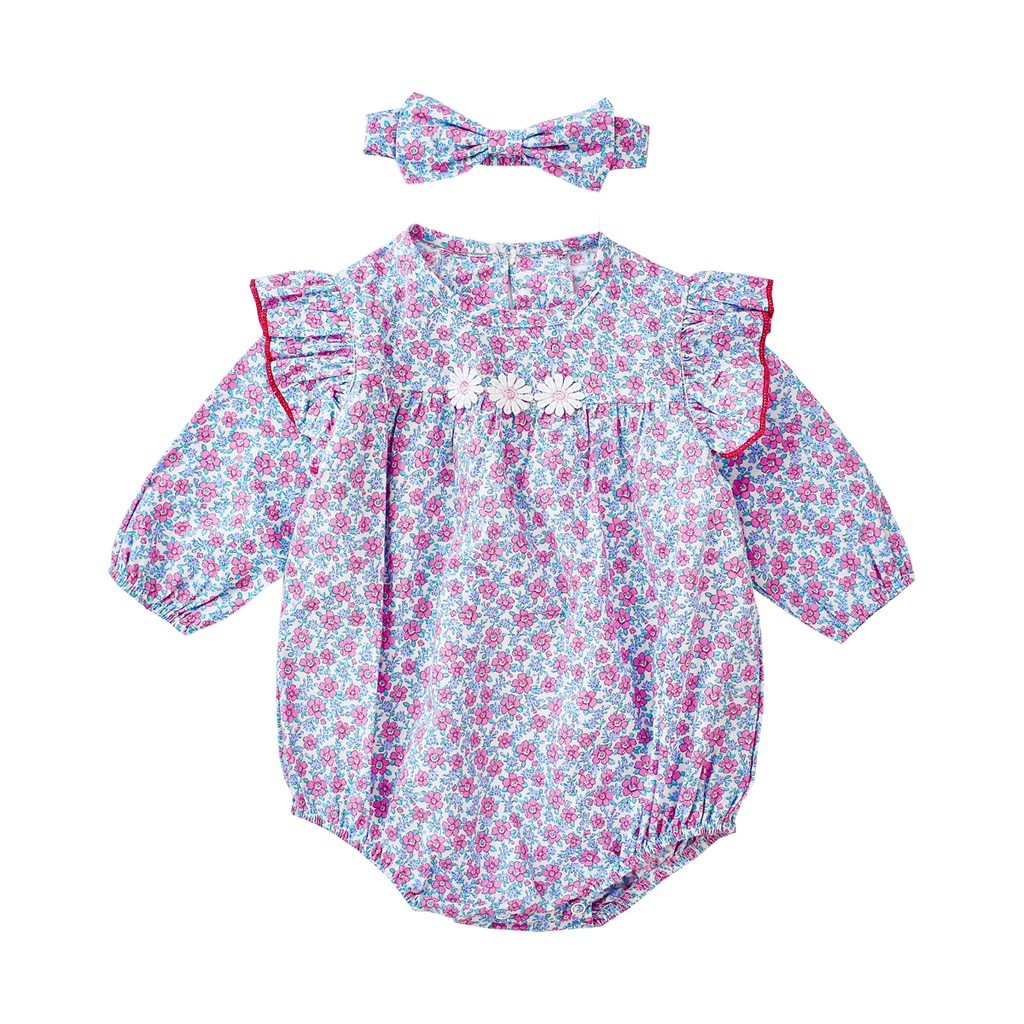 Sanlutoz Dễ thương Đứa bé Các cô gái Quần áo Trẻ sơ sinh Áo liền quần Tay áo dài