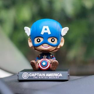 Mô Hình Nhân Vật Avengers Lắc Đầu Trang Trí Xe Ô Tô Thú Vị