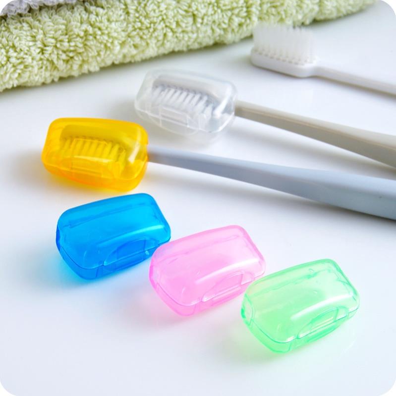 Giahuydiet  Nắp bọc đầu bàn chải đánh răng lông mềm tiện lợi mang theo