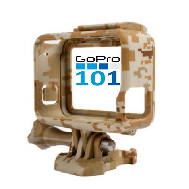 Khung nhựa Rằn Ri bảo vệ cho Gopro 5,6,7 Camoflage Case GoPro 5, 6, 7 - GoPro101