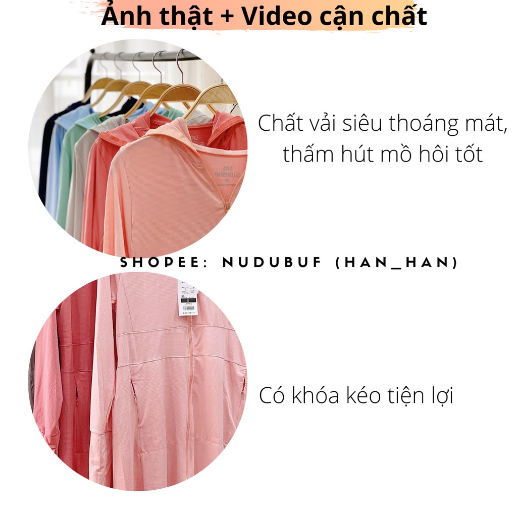 (Hàng xuất dư loại 1) Áo chống nắng GU toàn thân cho nữ