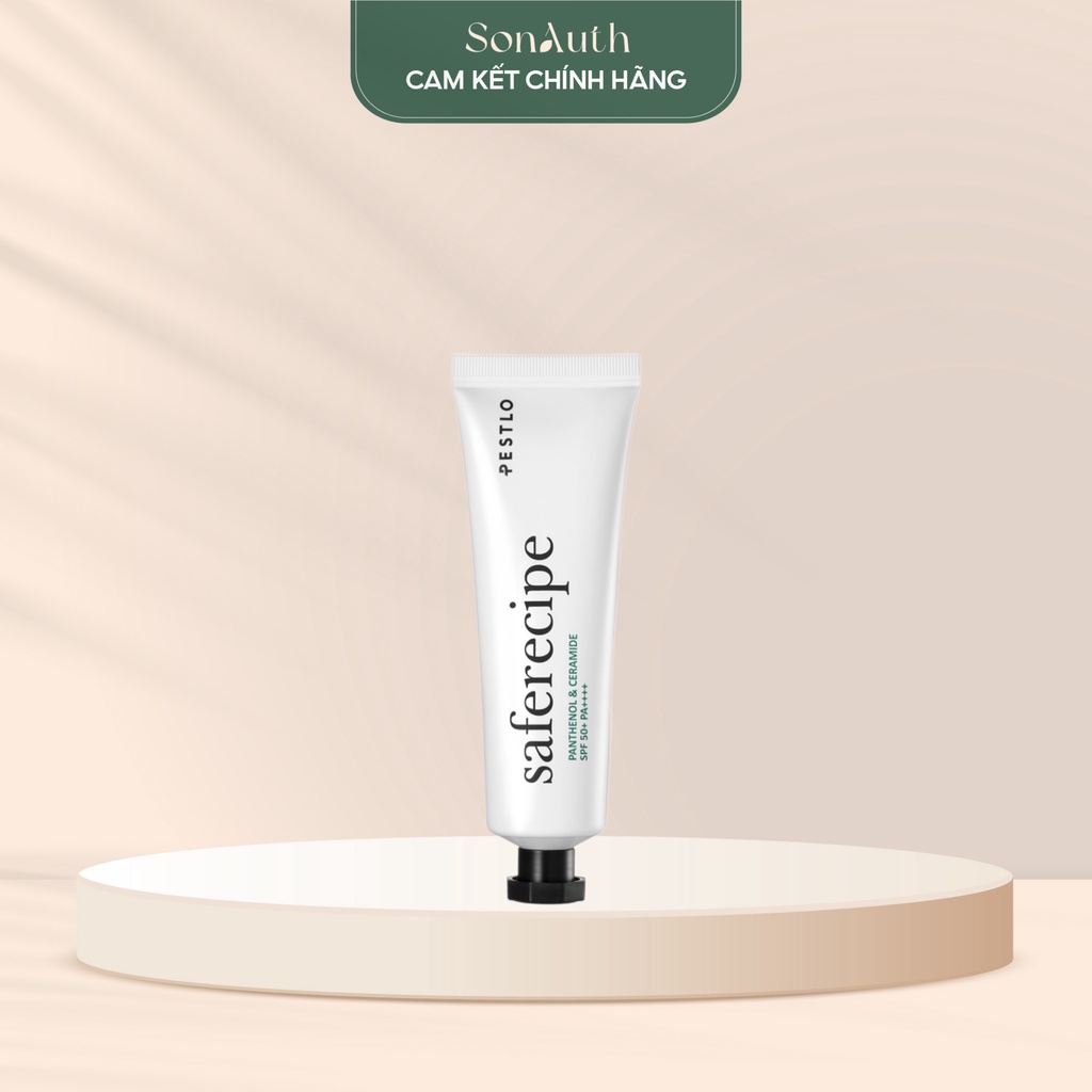 Kem chống nắng Pestlo Saferecipe Panthenol & Ceramide Spf 50+ 50ml