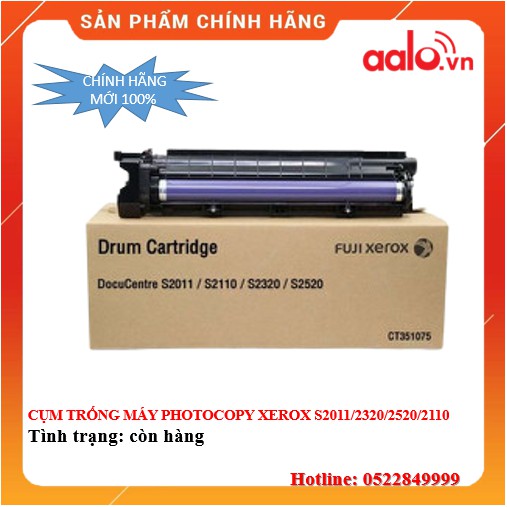 CỤM TRỐNG MÁY PHOTOCOPY XEROX S2011/2320/2520/2110 HÃNG MỚI 100% - AALO.VN