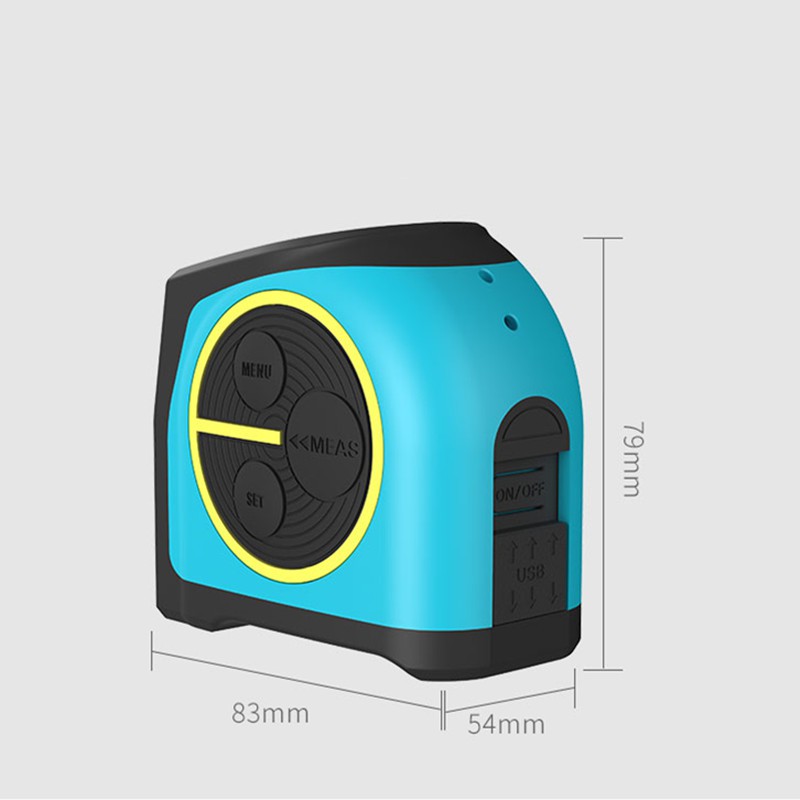 Xiaomi Youpin Thước dây  5m kiêm máy đo laser chuyên dụng 2 trong 1 40m với màn hình hiển thị LCD kỹ thuật số