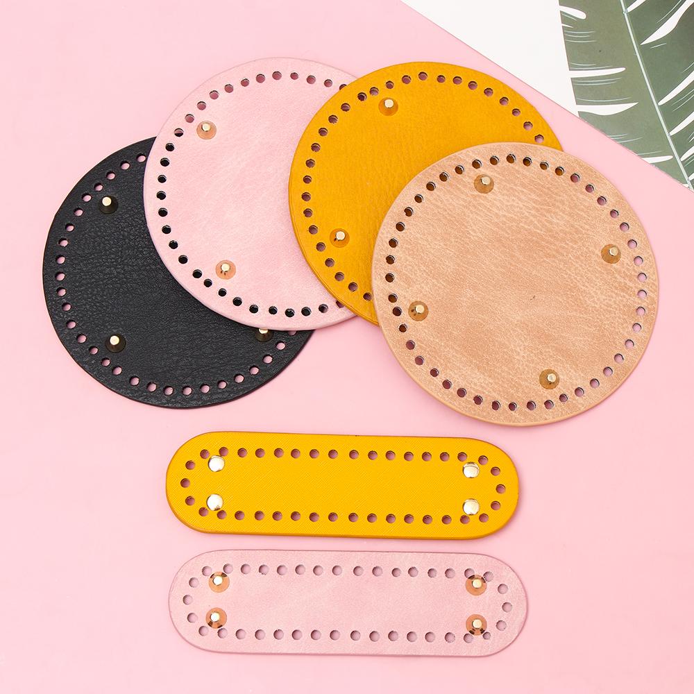 Đế Dài Bằng Da PU Đan Móc Làm Túi Xách Thủ Công