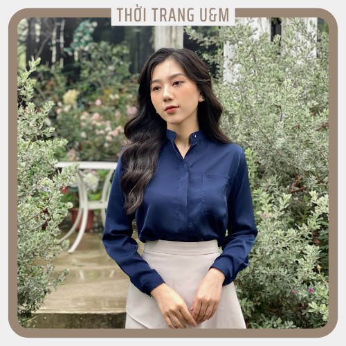 Sơ Mi Cổ Đức Dài Tay Thiết Kế Đủ Size 40kg-80kg