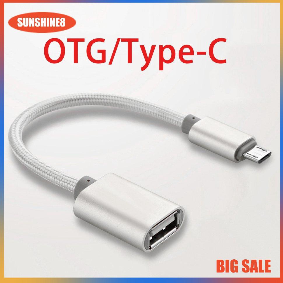 Dây Cáp Otg Micro-Usb Type-C Cho Máy Tính