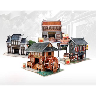 Mô Hình Nhà Giấy 3D Các Nước (Mẫu lẻ ngẫu nhiên)