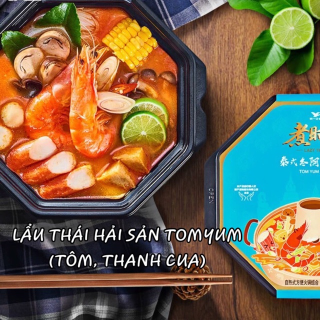 [CÓ SẴN] LẨU TỰ SÔI - LẨU THÁI HẢI SẢN TOMYUM [SIZE TO]